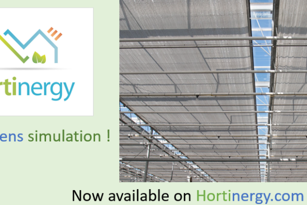 Screen simulation Hortinergy Greenhouse